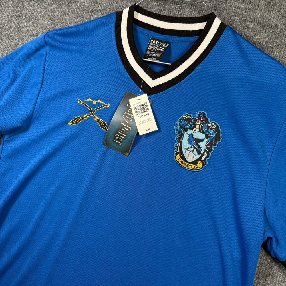 Harry Potter Quidditch Jersey Unisex Small Blue Ravenclaw BoxLunch Embroidered